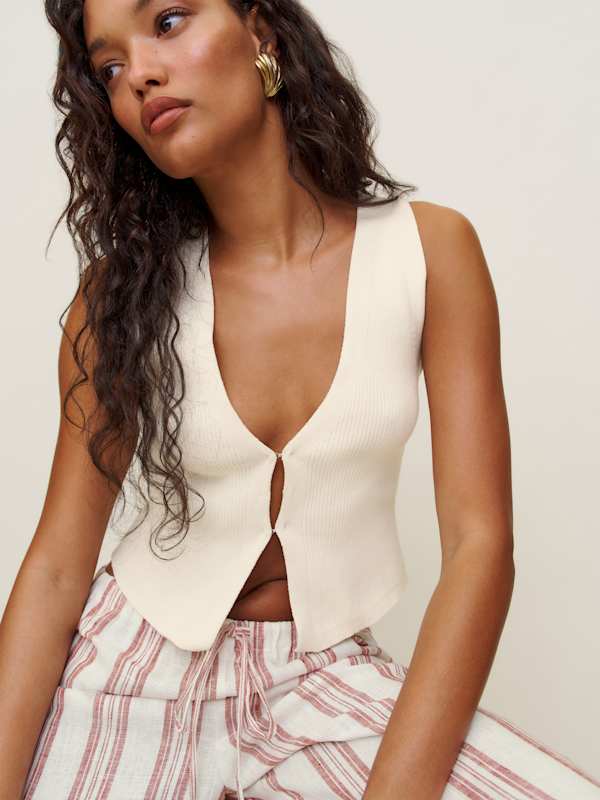 Myrtle Cotton Sweater - Fior Di Latte